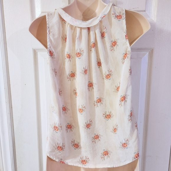 I Love H81 Los Angeles 100% Silk Tank Blouse - Picture 5 of 6